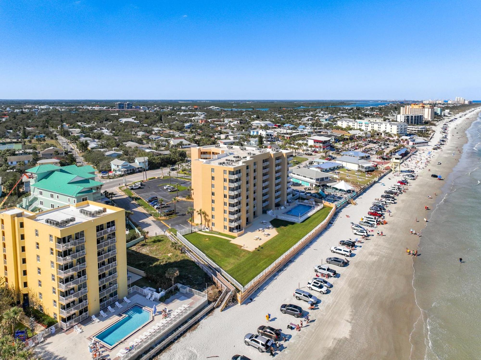 Вилла Oceanfront Balcony, Pool, Bbq, Steps To Flagler Ave Нью-Смирна-Бич Экстерьер фото